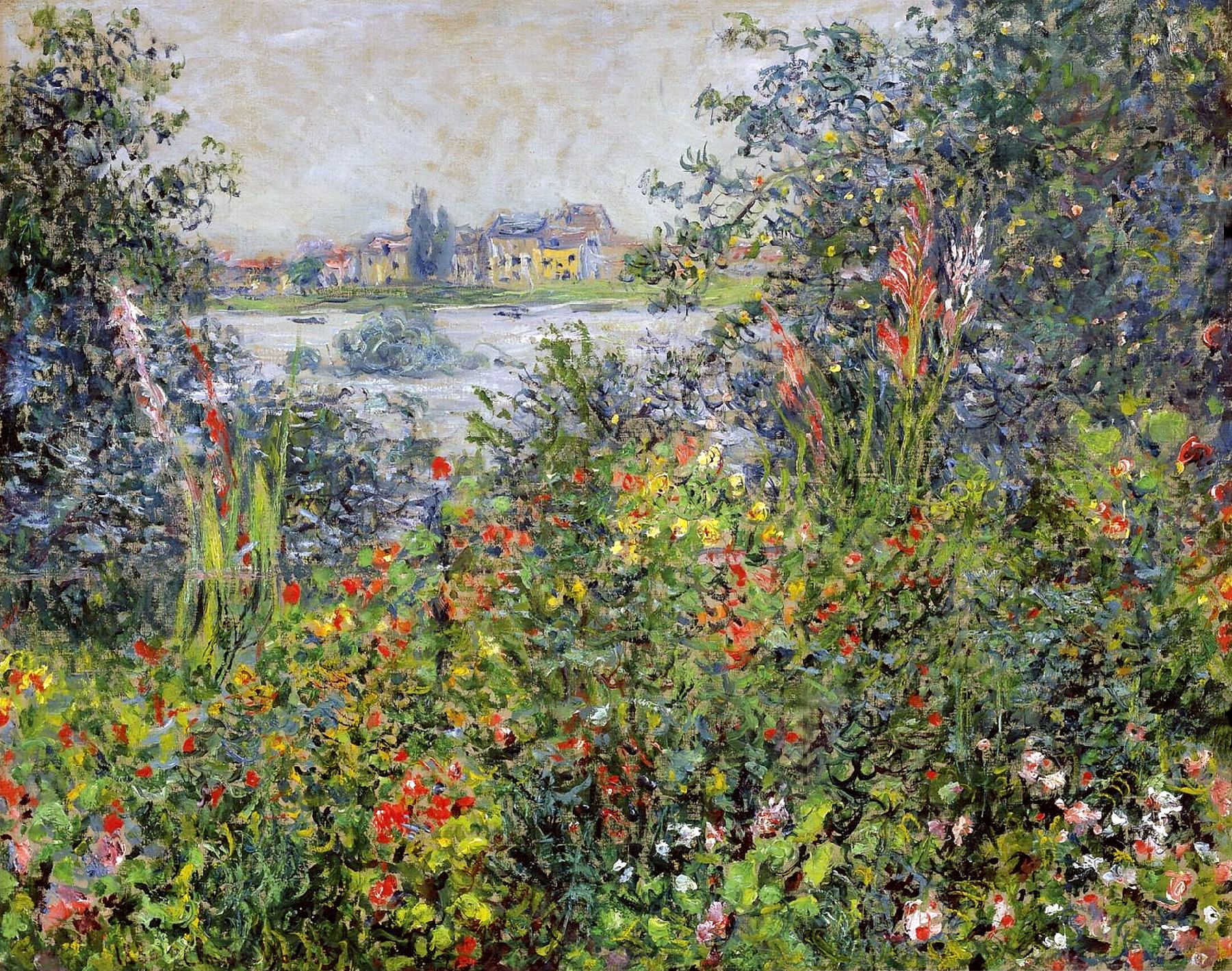 Flowers at Vetheuil 1881